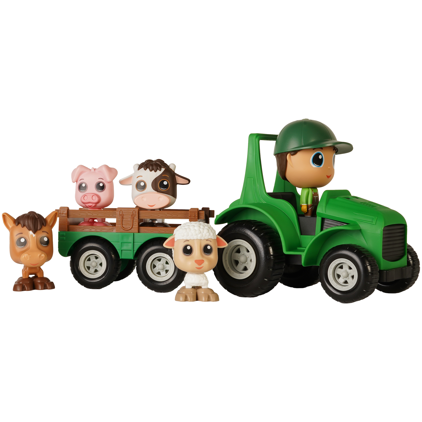 Ensemble Tracteur & Remorque avec Figurine