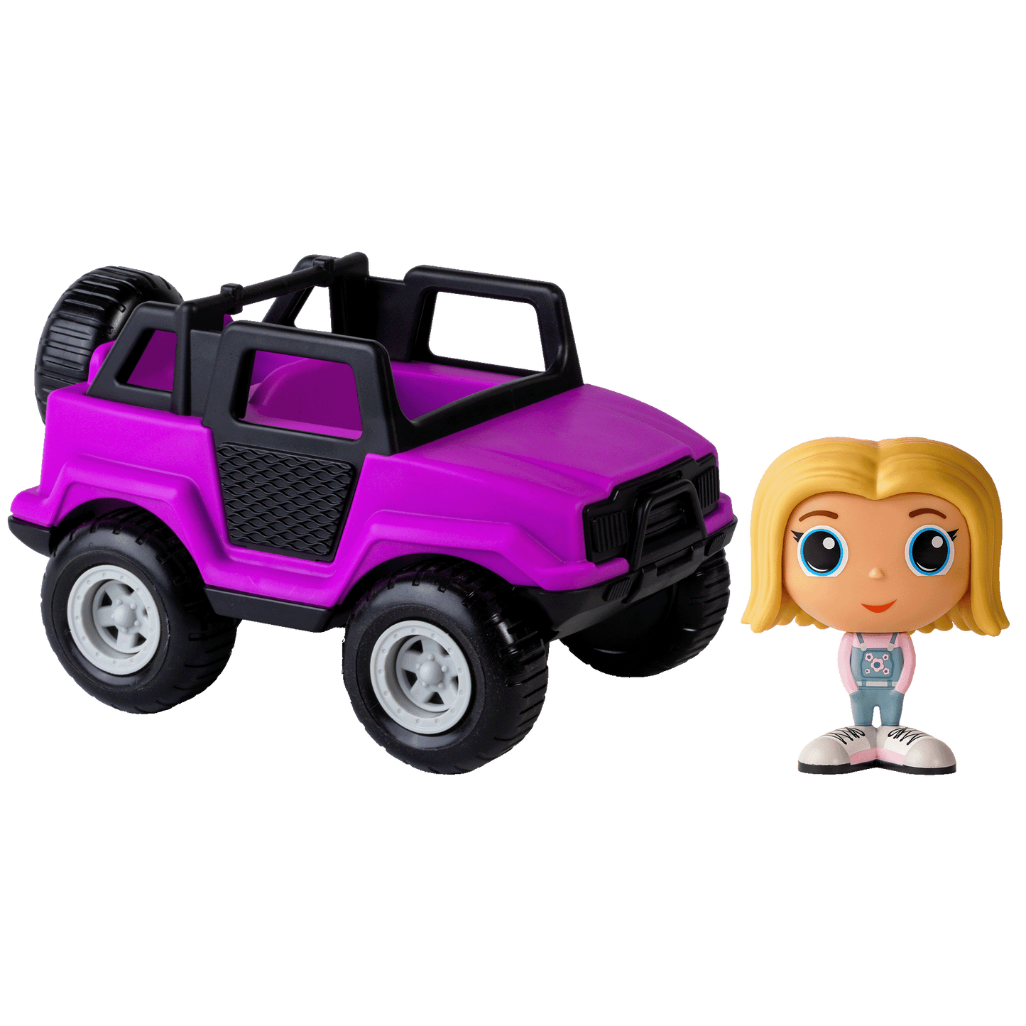 Off-Road Vehicle Purple with Figure