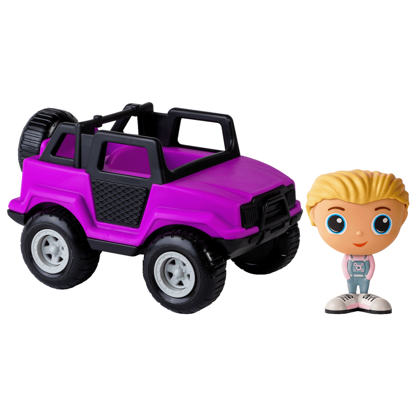 Off-Road Vehicle Purple with Figure
