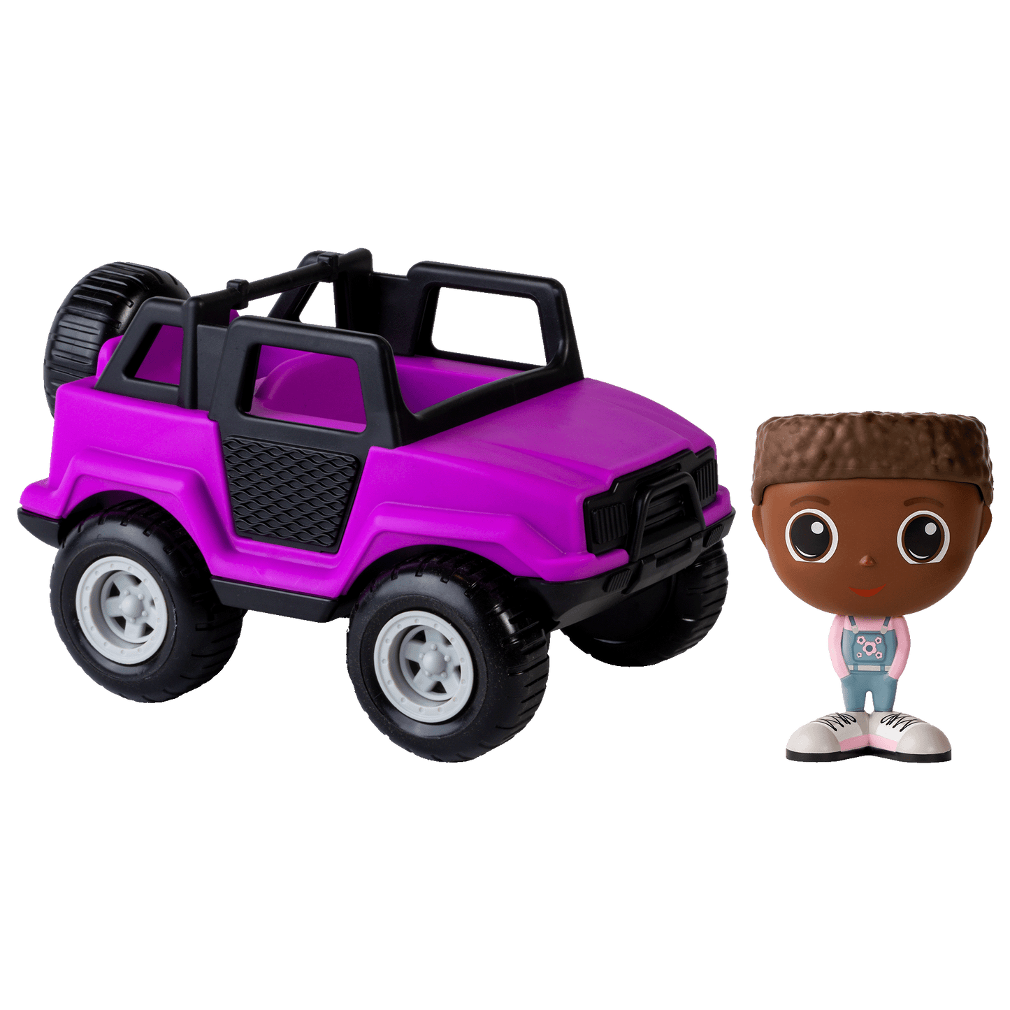 Off-Road Vehicle Purple with Figure