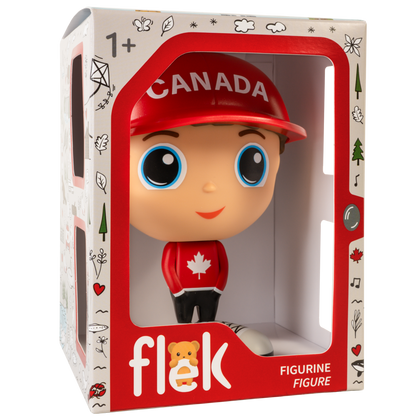 Figurine Sam en tenue canadienne — Jouet préscolaire Flek