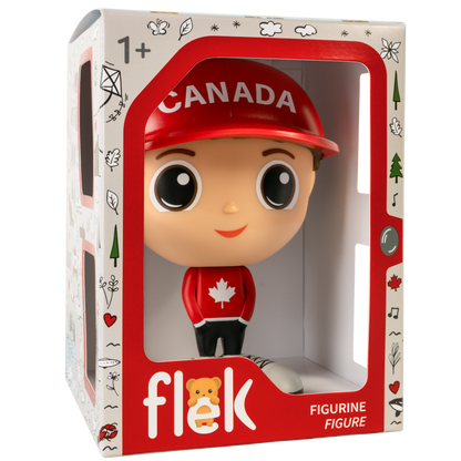 Figurine Alex en tenue canadienne — Jouet préscolaire Flek