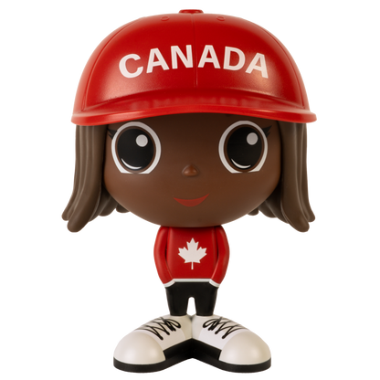 Figurine Mady en tenue canadienne — Jouet préscolaire Flek