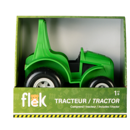Tracteur Flek — Jouet préscolaire conçu au Québec