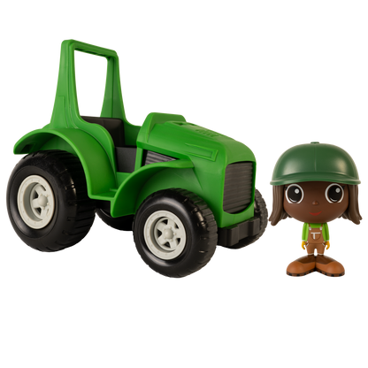 Tracteur avec figurine fermier Mady — Jouet Flek pour enfants
