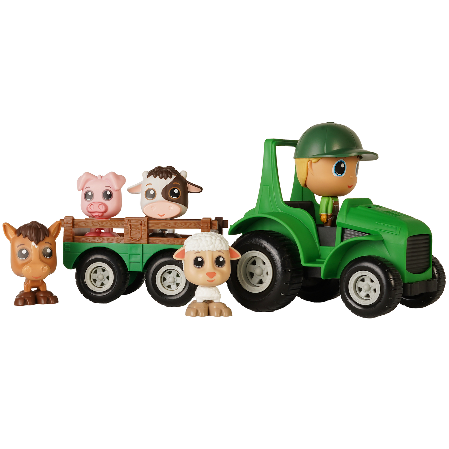 Ensemble Tracteur & Remorque avec Figurine