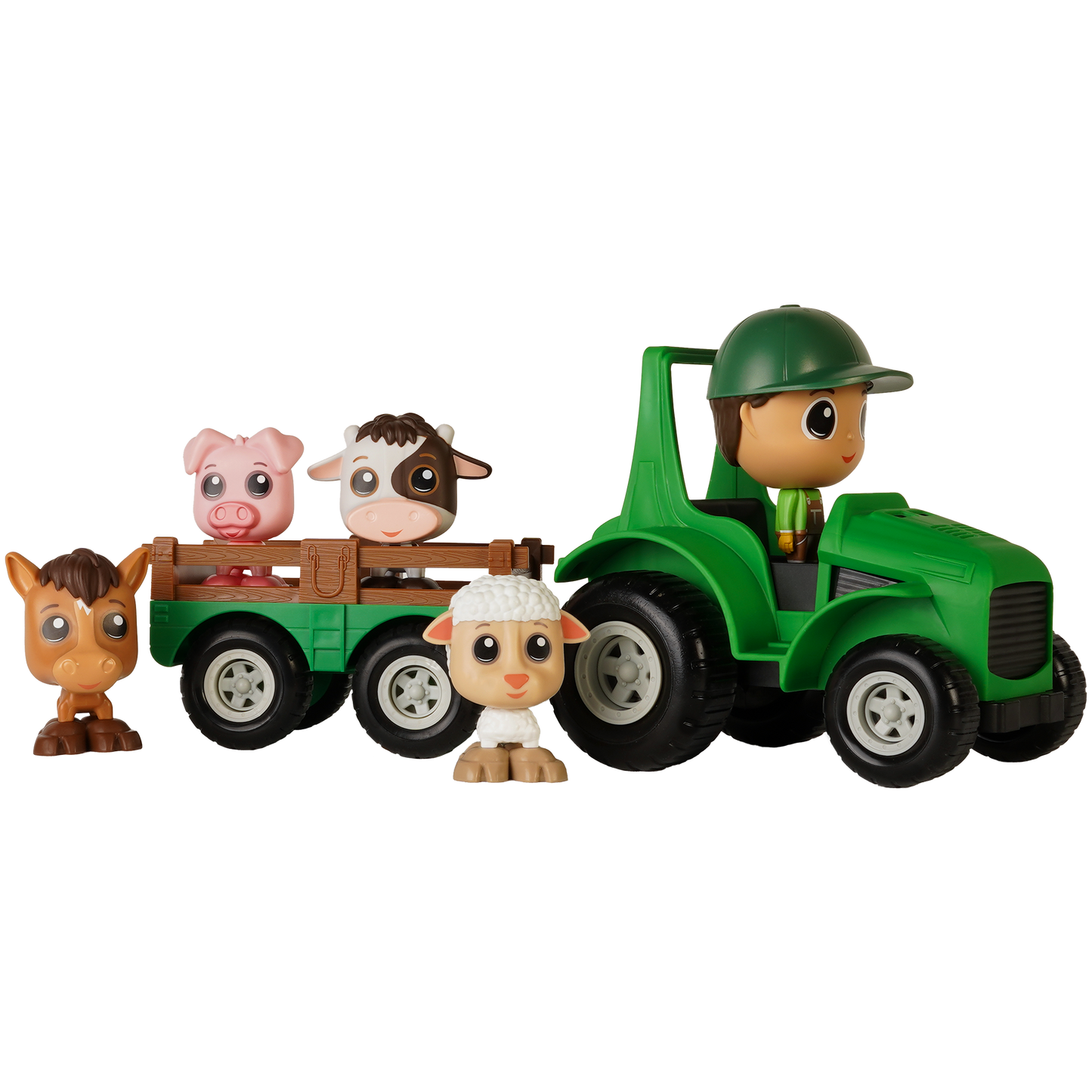 Ensemble Tracteur & Remorque avec Figurine