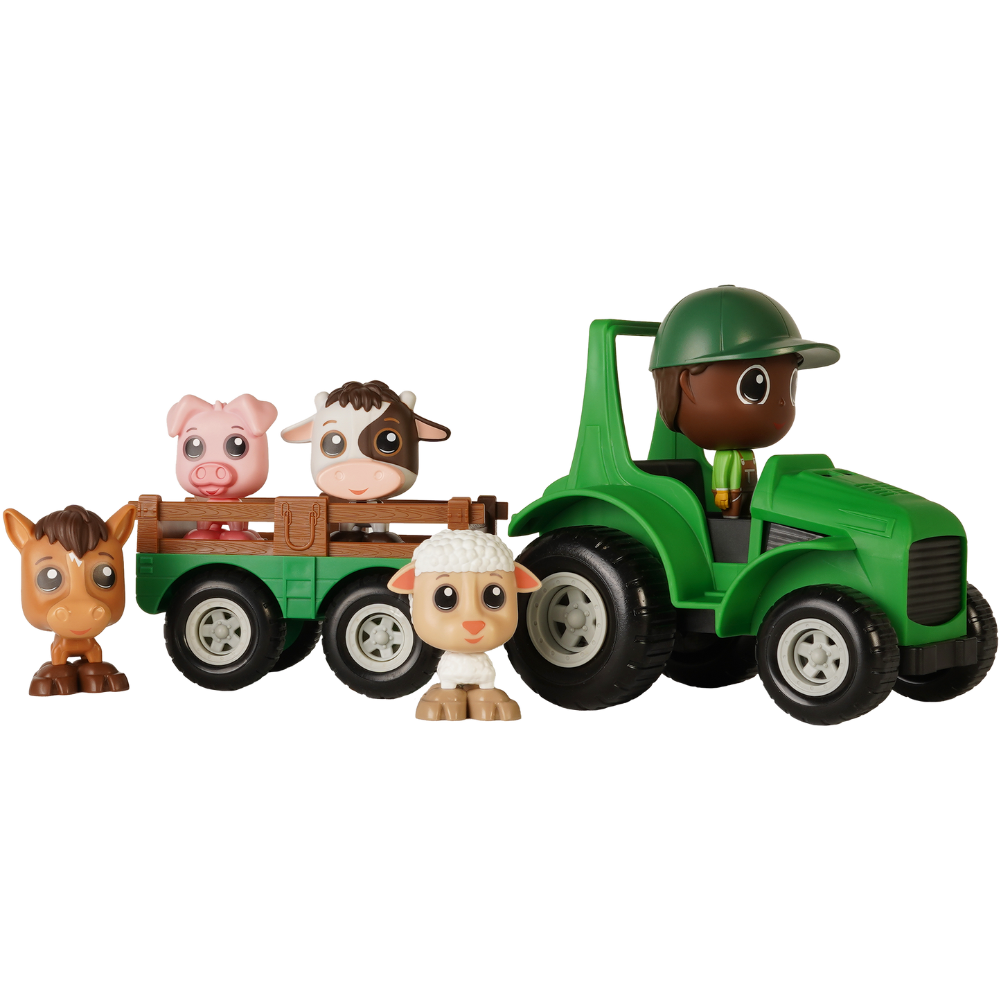 Ensemble Tracteur & Remorque avec Figurine