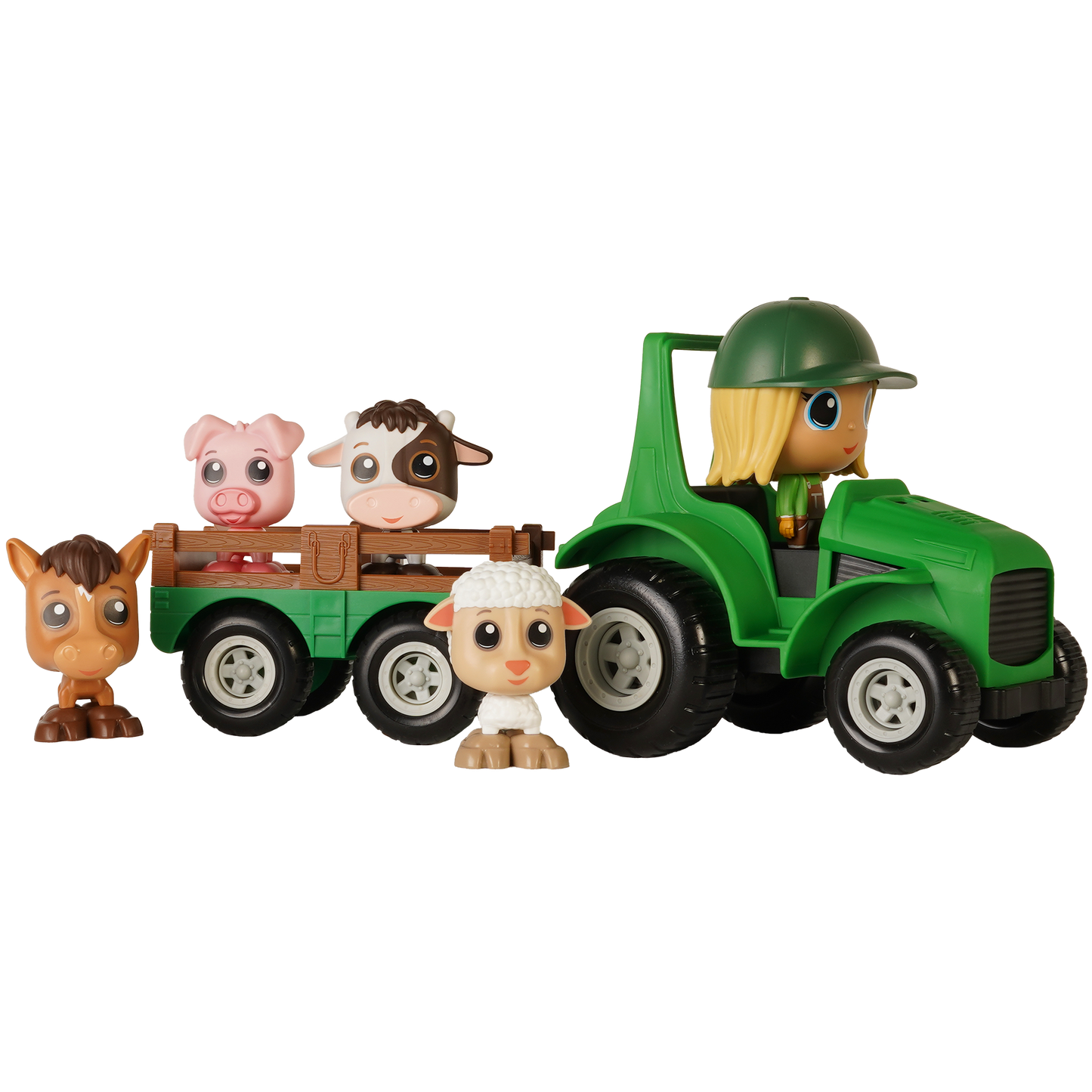 Ensemble Tracteur & Remorque avec Figurine