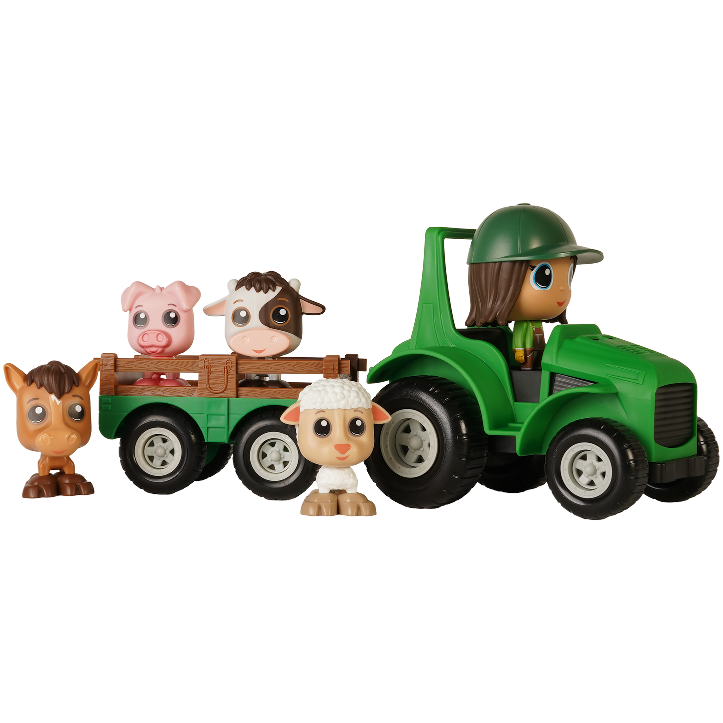 Ensemble Tracteur & Remorque avec Figurine