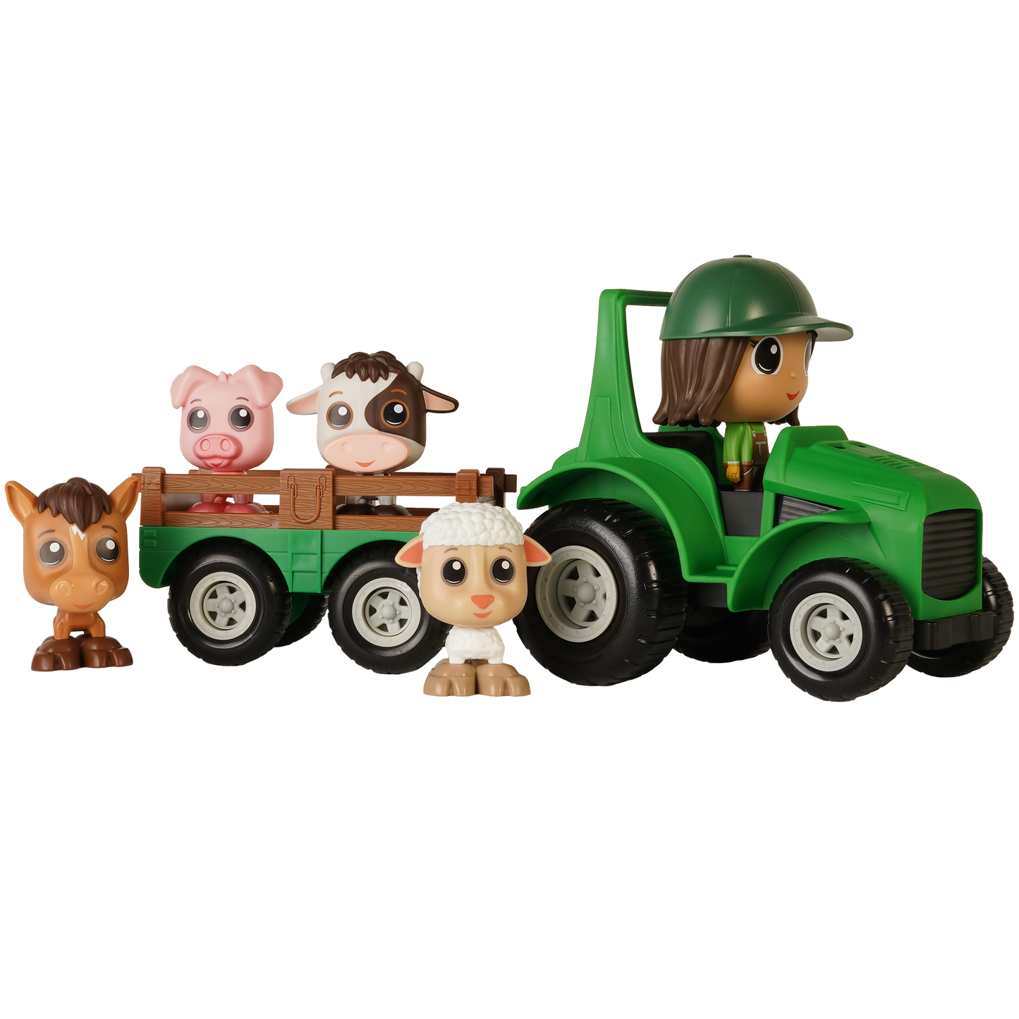 Ensemble Tracteur & Remorque avec Figurine