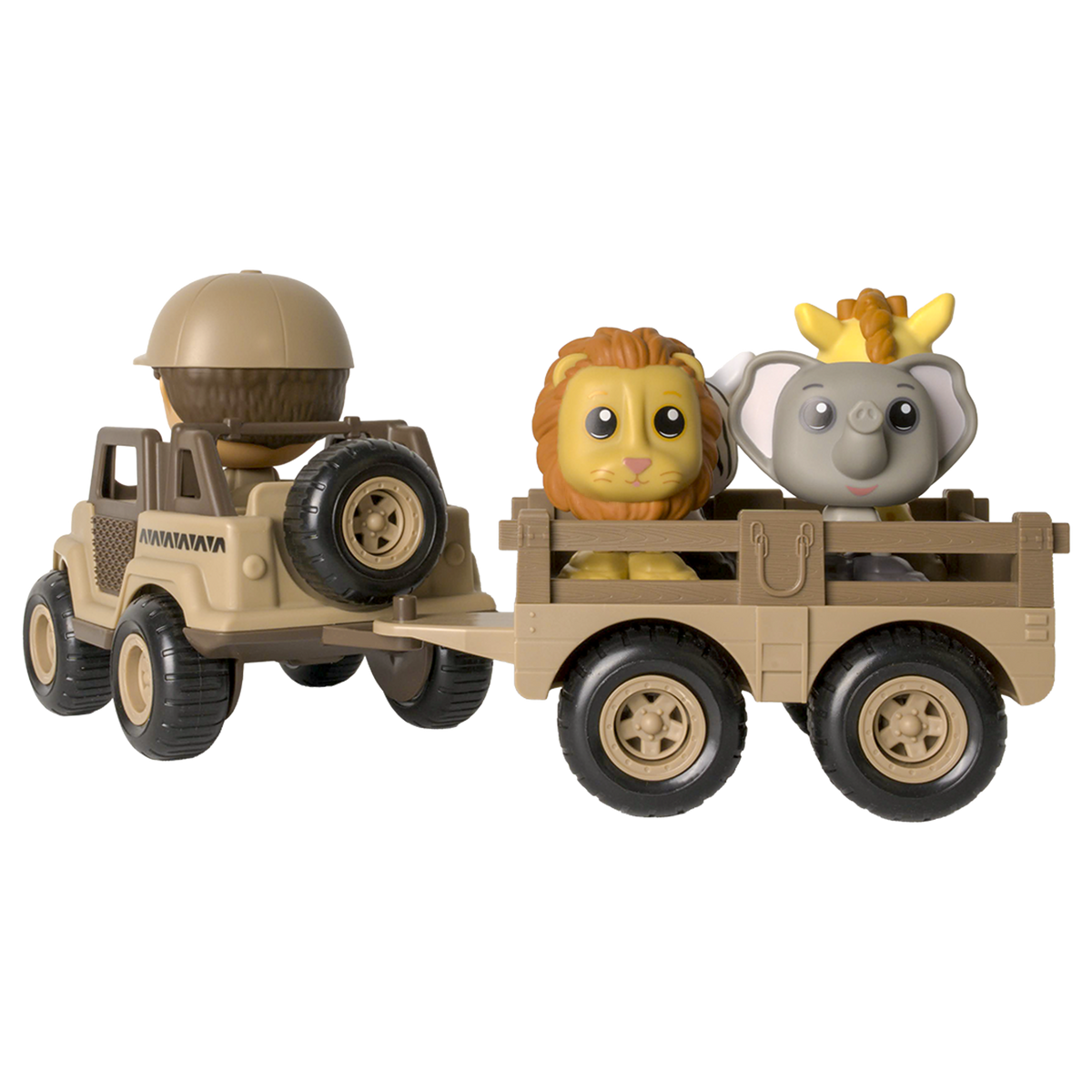Safari Set - Off-Road Vehicle, Trailer and figures