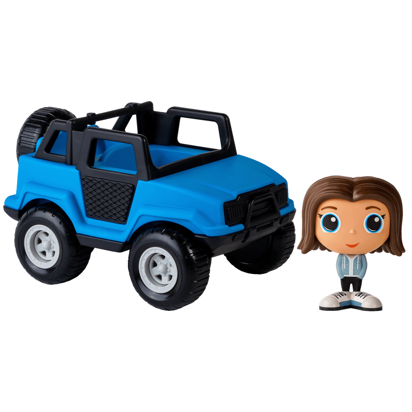 Off-Road Vehicle Blue with Figure