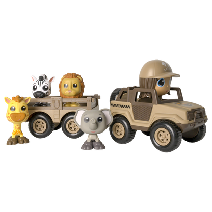 Safari Set - Off-Road Vehicle, Trailer and figures